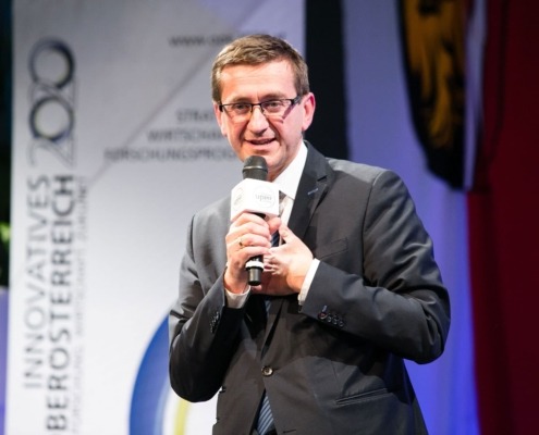 Markus Achleitner auf der Bühne