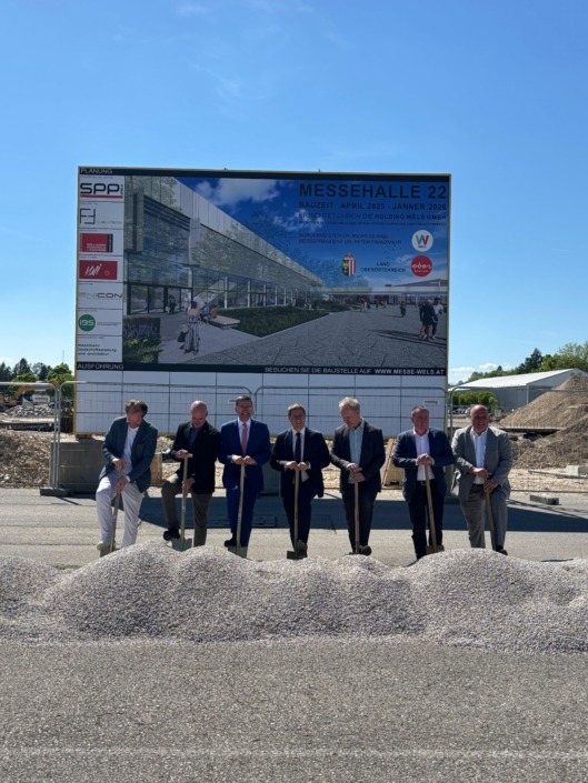 Spatenstich Messehalle 22 in Wels – Foto: Land OÖ
